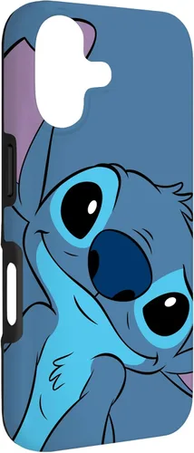 Vista 3 de Disney Lilo y Stitch Linda Carátula de Stitch en Color Gris Pizarra para iPhone 17