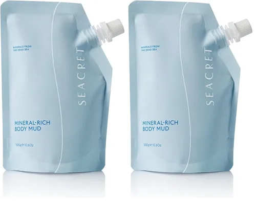 SEACRET Dead Sea Mud - Tratamiento de barro corporal rico en minerales (concentración del 99%) elimina el exceso de aceite y las células muertas de