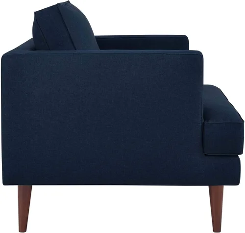 Vista 24 de Modway Sofá moderno contemporáneo de tela tapizada ágil en verde azulado