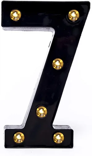 Vista 8 de Foaky Luces LED Negras de Números de Marquesina Letrero Luces de Números de Marquesina que se Iluminan para Luz Nocturna Boda Fiesta de Cumpleaños