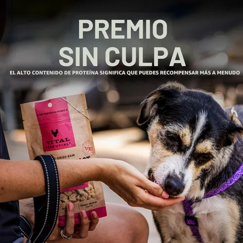 Vista 6 de Vital Essentials Golosinas para perros de un solo ingrediente de hígado de res, 15 oz Liofilizadas crudas Golosinas de entrenamiento de alta