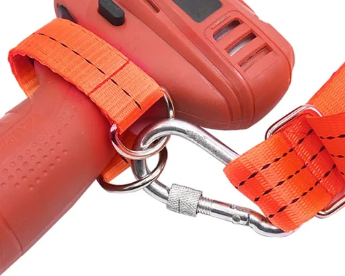 Vista 4 de Correa de hombro ajustable, arnés de llave de impacto inalámbrica Soporte de herramienta para taladros y llaves, apto para la mayoría