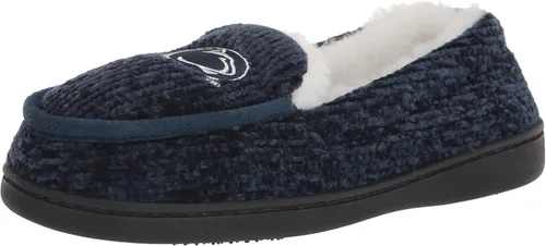 Vista 9 de FOCO Pantuflas tipo mocasín de punto grueso con logotipo del equipo universitario de la NCAA para mujer