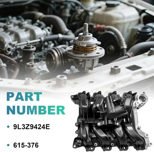Vista 3 de Colector de admisión de motor para Ford E-150 2010 2011 2012 2013 2014 para Ford E-150 2010 2011 2012 2013 2014 para Ford F-150 2009 2010 para 2009