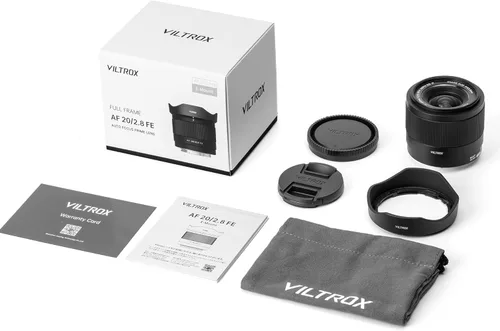 Vista 6 de Viltrox 20mm f2.8 FE, lente AF de 20mm f/2.8 e-Mount de marco completo para Sony e Mount, lente gran angular principal para Sony e Mount a7cr a7cii