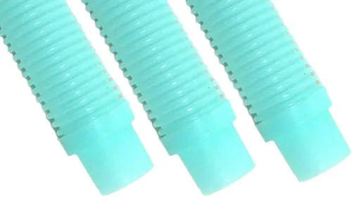 Puri Tech Paquete de 3 mangueras universales para limpieza de piscinas de 48 pulgadas de largo, color aguamarina para Kreepy Krauly, Baracuda G3, G4
