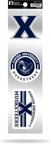Vista 71 de NCAA - Juego de calcomanías retro Spirit de 3 piezas