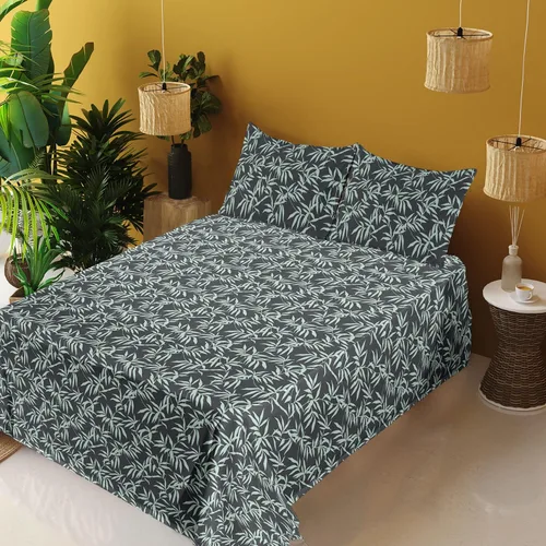 Vista 58 de Ambesonne Skull Sheet Set, Goth Roses Floral Skeleton Head Day of The Dead Ethnic Mexican Inspired, Fitted and Flat Sheet with Pillowcases Bedding