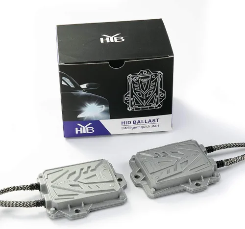 Vista 4 de HYB Balasto digital delgado de 12 V para bombilla HID H11 H7 H8 H9 H4 H1 9005 9006 9007 ajuste universal - 2