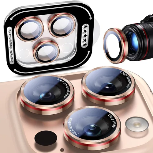 Vista 39 de Uyiton Protector de lente de cámara para Samsung Galaxy Z Fold 7 - Cubierta de pantalla trasera de vidrio templado de grado militar