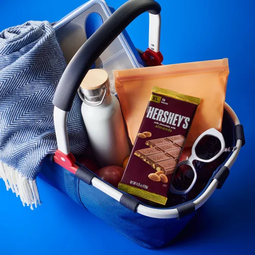 Vista 6 de HERSHEY'S Chocolate con leche con almendras XL, barras de caramelo, 4.25 onzas (12 unidades, 16 piezas)