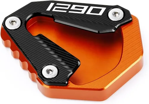 Vista 4 de Modeer Compatible con 1290 Super Adventure S 2021-2024 Placa de extensión de soporte CNC para motocicleta, soporte lateral, almohadilla de soporte
