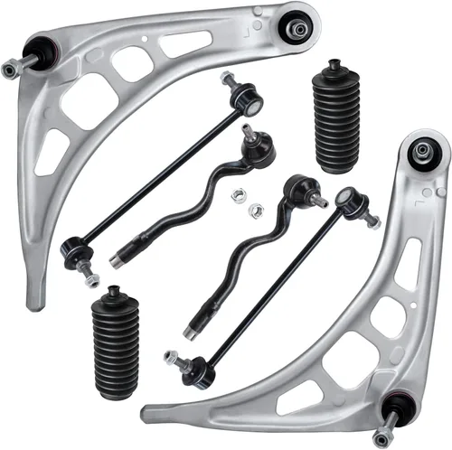 Vista 182 de Detroit Axle - Kit de brazos de control delanteros de 8 piezas para Toyota Sienna 2004-2010, 2 brazos de control inferiores con rótulas, 4 barras