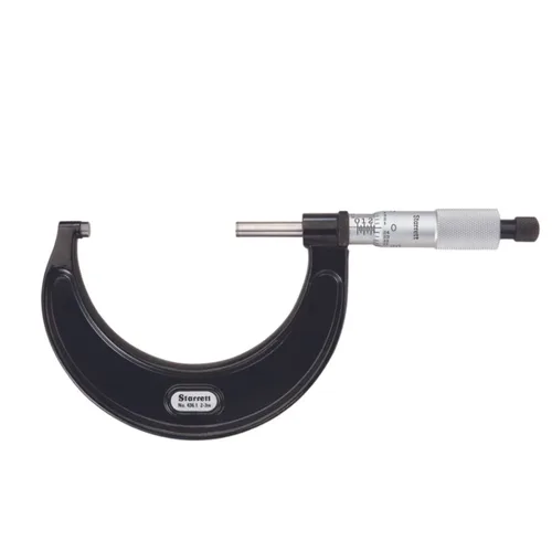 Vista 17 de Starrett Micrómetro exterior con husillo de una pieza, acabado de cromo satinado y diseño avanzado de manga - Tema de orgullo americano, rango de 0