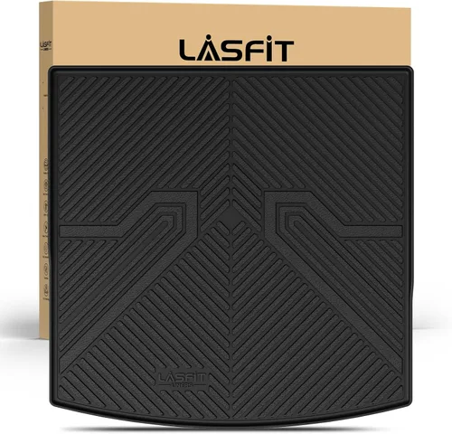 Vista 16 de LASFIT Tapete de carga para VW Tiguan 2018-2024 (ajuste 5 asientos), protección para todo tipo de clima, tapete de maletero de elastómero