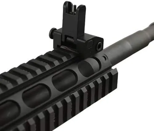 Vista 5 de Alta calidad, ultraligero abatible, visión de batalla compensada de transición rápida frontal y trasera para montaje Picatinny