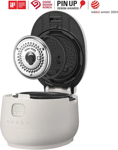 Cuchen CRH-TWK0640WUS | Calefacción IH | Arrocera de presión de calentamiento por inducción dual | 6 personas, 1.5 Quarts (1.42 litros) | 6 tazas