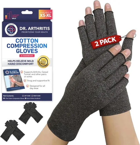Vista 14 de Doctor Developed Full Fingered Arthritis Compression Gloves Men and Women for Arthritis, Raynauds Disease & Carpal Tunnel