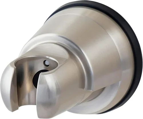 Vista 10 de Hibbent Soporte de cabezal de ducha con ventosa al vacío, soporte de varilla de ducha extraíble, altura ajustable y montaje en pared, soporte