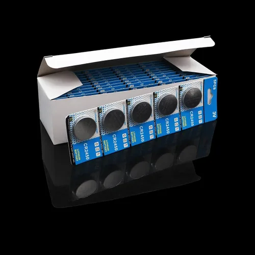 Vista 6 de Cotchear 5 unids/pack CR2450 batería de moneda 550 mAh 3 V CR 2450 pilas de botón ECR2450 KCR2450 5029LC LM2450 3 V batería para llave de coche