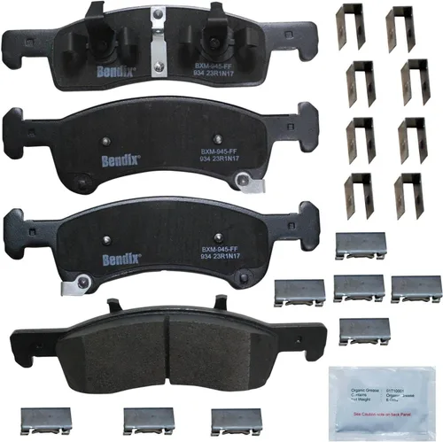 Vista 106 de Pastillas de freno delanteras semi-metálicas Bendix Priority1 CFM1774 para Ford Transit 2019-2017, Transit-150 2021-2015, Transit-250 2021-2015