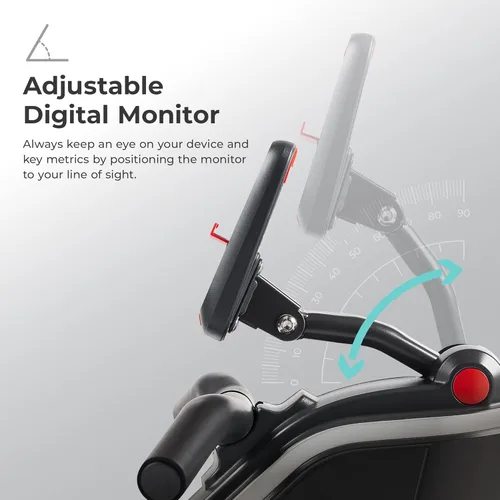 Vista 7 de Sunny Health & Fitness Flip & Foldable Rower for Home with Long Slide Rail, Full-Body Rowing Workout, Low-Impact Joint-Friendly Exercise, Free