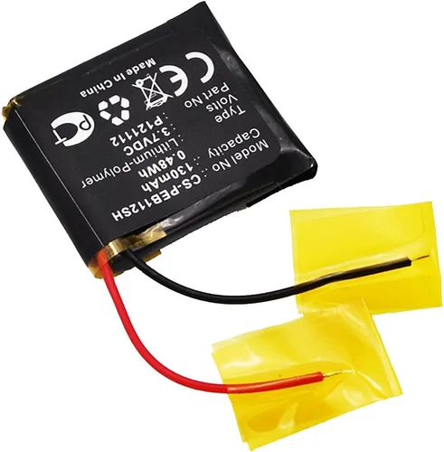 Vista 2 de Batería de repuesto de 130mAh para Pebble Pebble Steel E-Paper 401S Watch 2 P121112 (3.7V)