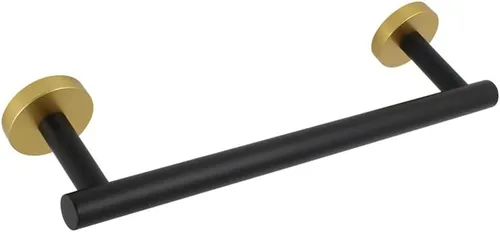 Vista 14 de Toallero de mano negro mate de 9 pulgadas SUS 304 de acero inoxidable para montaje en pared de baño