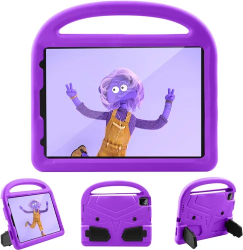 Vista 12 de Funda para niños para iPad Pro 11 2022/2021/2020 (4ª/3ª/2ª generación), funda protectora EVA a prueba de golpes [compatible con carga de lápiz] Negro