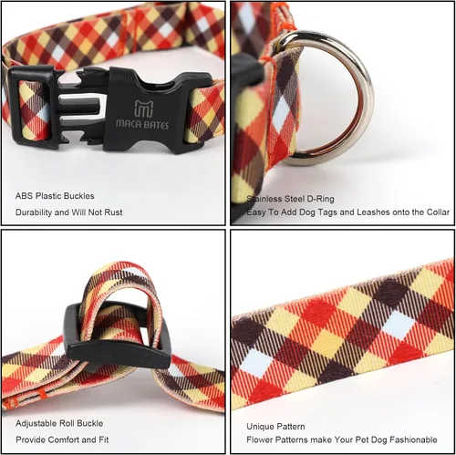 Vista 37 de Maca Bates - Collar de primavera para perro con diseño de flores, para niñas y niños, hembra, macho, para Perros, Chihuahua, Pitbull, regalo