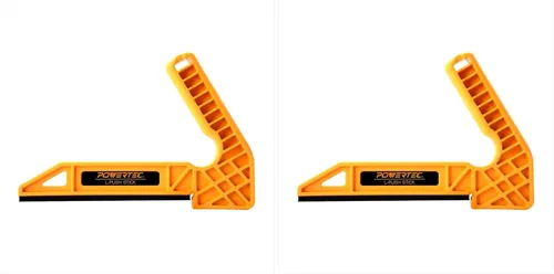 Vista 12 de POWERTEC Palo de empuje en forma de L para sierras de mesa, mesas de router, cepilladoras, palo de empuje para sierra de mesa con mango ergonómico