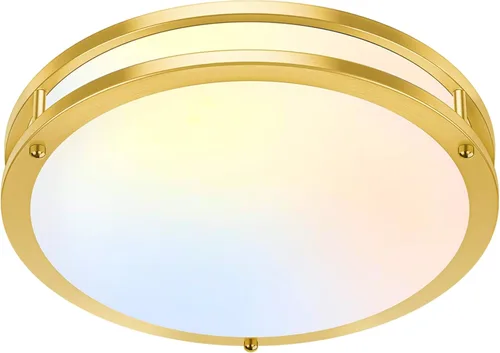 Vista 28 de Lámpara de techo LED de montaje empotrado de 36 W, lámpara de techo LED de 13 pulgadas 3600 LM, lámpara de techo moderna 2700 K/3000 K/4000 K/5000