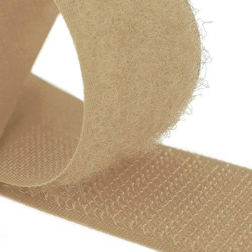 Vista 4 de Country Brook Design Cierre de velcro no adhesivo de 1 pulgada (beige, 5 yardas)