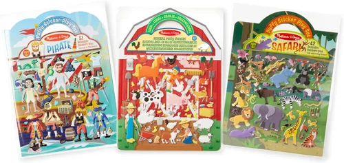 Vista 11 de Melissa & Doug Princesa Puffy, juego de adhesivos, Combo de calcomanías infladas