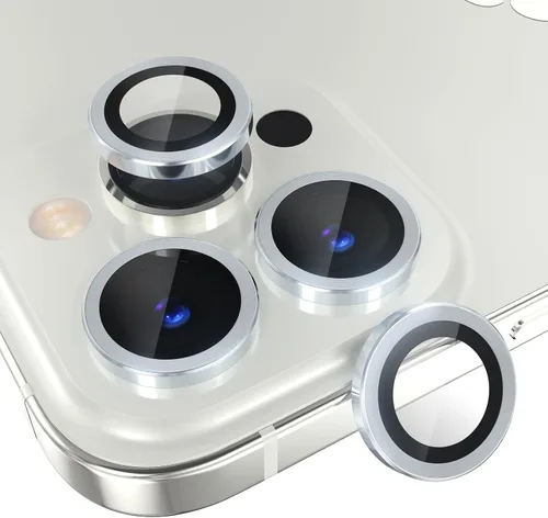 Vista 59 de Choiche Compatible para iPhone 16 Pro/iPhone 16 Pro Max Protector de Lente de Cámara, Vidrio Templado 9H Protector de Pantalla de Cubierta de Cámara