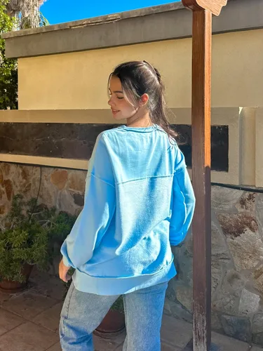 Vista 96 de AlvaQ - Sudadera de gran tamaño para mujer, informal, de manga larga, con botones y cuello Henley, tipo túnica