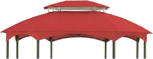 Vista 10 de Garden Winds Cubierta superior reforzada RipLock 350 de repuesto compatible con Manhattan 10' x 12' Gazebo Modelo L-GZ1138PST - Beige