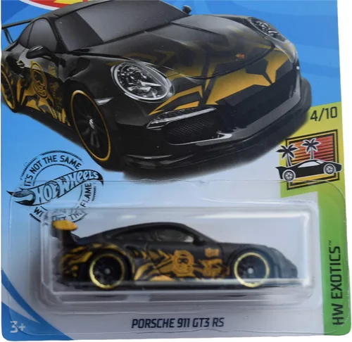 Vista 2 de Hot Wheels Porsche 911 GT3 RS 162/250, negro