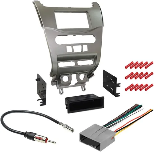 CACHÉ KIT370 - Paquete con kit de instalación estéreo de coche para Ford Focus 2008 – 2011 en kit de montaje de tablero, arnés y antena para