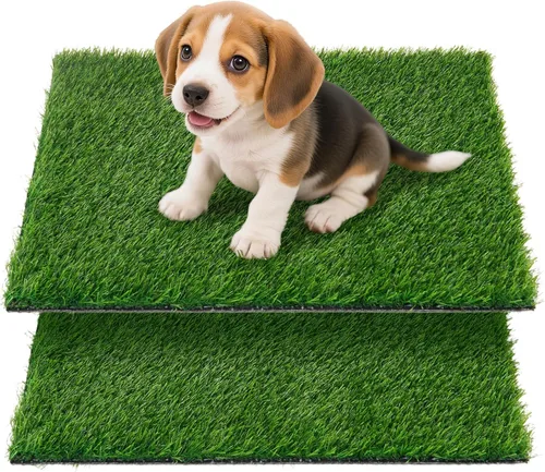 Vista 15 de Almohadilla de Hierba Artificial para Orinar para Perros, Almohadillas de Reemplazo de Hierba Falsa para Entrenamiento de Orinal para Mascotas