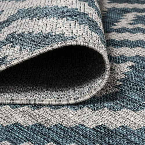 Vista 6 de JONATHAN Y SMB116A-28 Sintra Diamond Tribal - Alfombra de pasillo para interiores y exteriores, estilo bohemio, costero, fácil limpieza, dormitorio