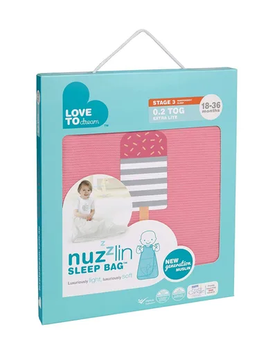 Vista 3 de Love To Dream Nuzzlin - Saco de dormir, color rosa, talla S
