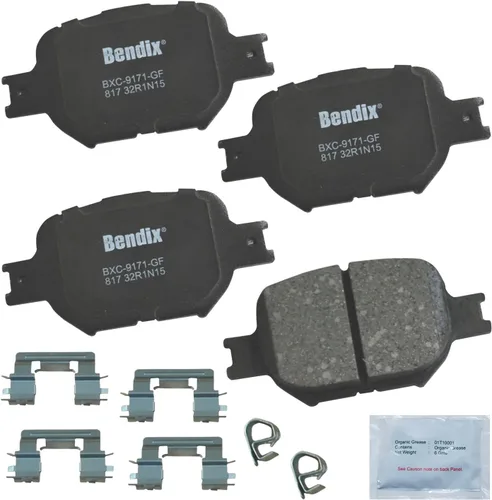 Vista 186 de Pastillas de freno delanteras semi-metálicas Bendix Priority1 CFM1774 para Ford Transit 2019-2017, Transit-150 2021-2015, Transit-250 2021-2015