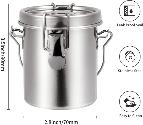 Vista 3 de MyLifeUNIT Limpiador de Pinceles, Soporte de Cepillo de Acero Inoxidable para Pintura, 6.6 oz