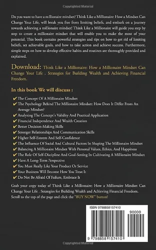 Vista 2 de Think Like a Millionaire How a Millionaire Mindset Can Change Your Life . Strategies for Building Wealth and Achieving Financial Freedom