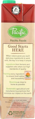 Vista 3 de Pacific Organic - Caldo de carne de res de 32 onzas (paquete de 8) por Pacific Foods