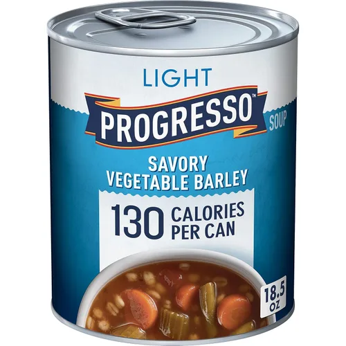 Vista 17 de Progresso Sopa enlatada ligera y sabrosa de cebada y verduras, 18.5 onzas (paquete de 12)