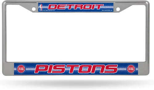 Vista 20 de NBA Bling Chrome License Plate Frame with Glitter Accent