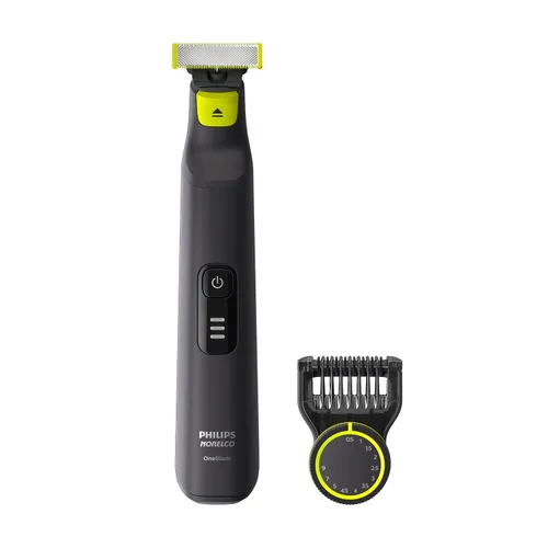Norelco Philips OneBlade Pro QP6530/70 - Recortadora y afeitadora eléctrica, color negro, 2 piezas, versión antigua
