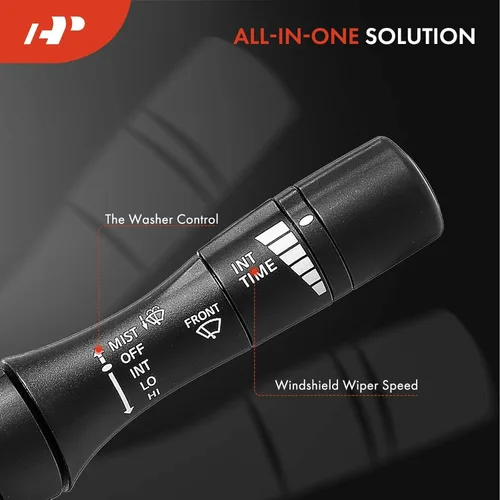 Vista 2 de Interruptor de señal de giro A-Premium, atenuador de faros, luz de estacionamiento, conjunto de palanca del interruptor de limpiaparabrisas